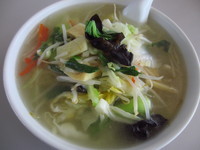 「素菜湯麺６８０円」@中華料理 竜園の写真