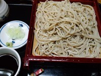 「生粉打ち蕎麦850円（一日１０食限定）＋大盛150円」@大井更科の写真