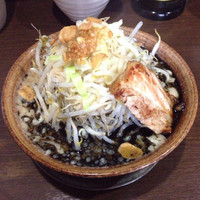 「どてちんラーメン黒＋中盛（680円）」@どてちんIIの写真