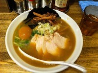 「特製烏賊干し鶏白湯醤油そば」@新橋 纏の写真