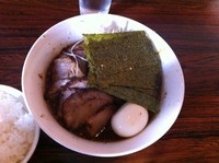 「ラーメン＋ライス」@前原商店の写真