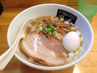 「煮干しそば（S）730円＋味玉100円」@煮干中華ソバ イチカワの写真