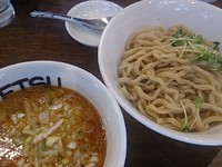 「味玉辛つけめん」@つけめんTETSU 駒沢大学店の写真