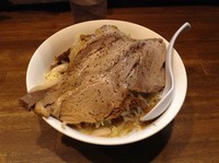 「ラーメン+豚リブテキサス 980円」@ラーメンアキラの写真