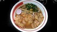 「揚ポークめん」@自家製麺SHINの写真