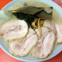 「ネギチャーシューメン（麺固め・アブラ多め）850円」@ラーメンショップ 薮塚店の写真