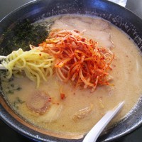 「辛ねぎラーメン（味噌）８００円」@胡麻らーめん 極の写真