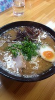 「豚骨ラーメン　（細麺）　ハリガネ　７００円」@豚骨ラーメン 新井商店の写真