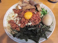 「限定　我流豚星。台湾混蕎麦（７５０円）＋トッピング」@豚星。の写真