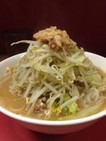 「ラーメン (麺少なめ ニンニク アブラ) 650円」@ラーメン二郎 ひばりヶ丘駅前店の写真