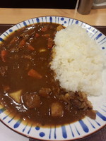 「旨ポークカレー（並）450円」@すき家 品川東店の写真