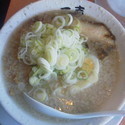 塩ラーメン￥７００＋ネギ（１４日サービス）＋半ライス（サー）