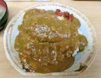 「メンチカツカレー\500」@河金 千束店の写真