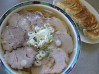 「チャーシューメン大盛（ハーフ&ハーフ）￥787」@佐野らーめん 麺龍の写真