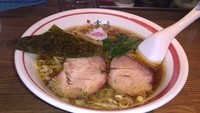 「中華そば（６５０円）ランチそぼろご飯（１００円）」@青竹平打ち中華そば 麺壱吉兆の写真
