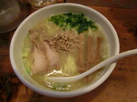 「白鶏らーめん 大盛（￥780）」@鶏の穴の写真