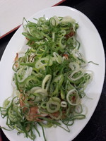 「日本一ネギネギ餃子480円」@満洲屋が一番 ららぽーと新三郷店の写真