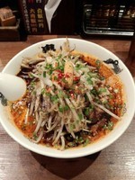「カラシビ味噌らー麺（カラ増し・シビ普通）＋炒めモヤシ」@カラシビ味噌らー麺 鬼金棒の写真