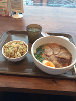 「チャーシュー麺とミニ炒飯」@上海キッチンの写真