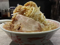 「角ふじラーメン(中盛・野菜増し・ニンニク増し)700円」@麺処 湊生の写真