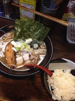 「煮干しラーメン➕ライス」@すごい煮干ラーメン凪 渋谷東口店の写真