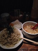 「つけ麺➕おにぎり」@ラーメン 唐そば 公園通り店の写真
