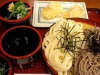 「合いもり760円＋もち天180円」@実演手打うどん 杵屋 大崎ニューシティー店の写真