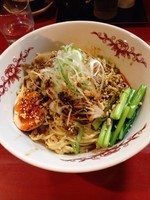 「担々麺(汁なし) + ライス小」@麺屋 こうじの写真