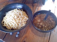 「黒つけ麺、大盛り」@jun-pey ra-men 成瀬本店の写真