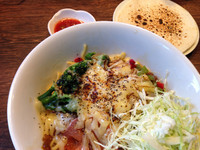 「【限定】焼カレーまぜ麺」@伝家 志木店の写真