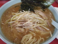 「ネギ味噌ラーメン(680円)Dセット(250円)」@ラーメンショップ 結城本店の写真