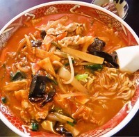 「あんかけ味噌ラーメン(特辛)650円」@鳳蘭亭の写真