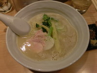 「鶏白湯SOBA（￥850）」@銀座 篝の写真