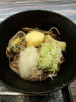 「揚げ根菜みぞれそば500円」@生そば処 香月庵 JR秋葉原駅構内店の写真