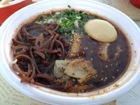 「中華蕎麦とみ田×博多だるま（全部乗せ）」@東京ラーメンショー 2013の写真