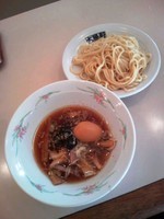 「つけそば５２８円+味玉(ｸｰﾎﾟﾝ)」@大勝軒 代々木上原店の写真