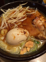 「味玉豚骨ソバ」@麺屋 空海 サクラス戸塚店の写真