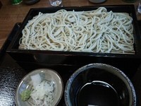 「せいろそば＋そばがき（揚げ＋茹で）＆天ぷら＋麦酒etc」@しちふくじんの写真