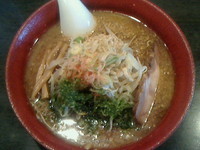 「赤みそ750円」@みそでんらぁめんの写真