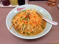 「ネギみそラーメン」@くるまやラーメン おゆみ店の写真