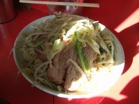 「ラーメン　600円　ニンニク」@ラーメン二郎 三田本店の写真