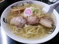 「しおラーメン 600円」@食堂 はせ川の写真
