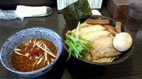 「つけ麺(中)850円味玉100円」@ラーメンつけ麺 奔放の写真