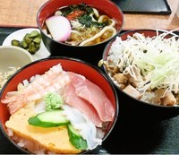 「チキマヨ満腹セット？」@勘太そばの写真