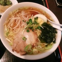 「半ラーメン（天津丼セット\800）」@中華料理 周礼の写真