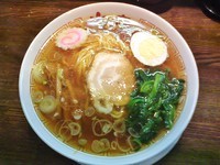 「中華そば(380円)+茶碗中華丼(300円)」@中華そば 光来の写真