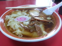 「ワンタンメン（４５０円）」@味の中華 十番の写真