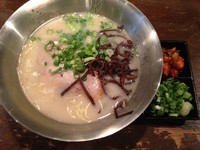 「にごり塩➕チャーシューライス醤油」@らーめん 極 本店の写真