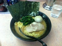 「らーめん　醤油　680円＋味玉100円＋キャベツ100円」@らーめん家 せんだい 羽沢店の写真