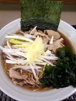 「肉ネギ生姜そば450円」@名代 富士そば 御徒町駅前店の写真